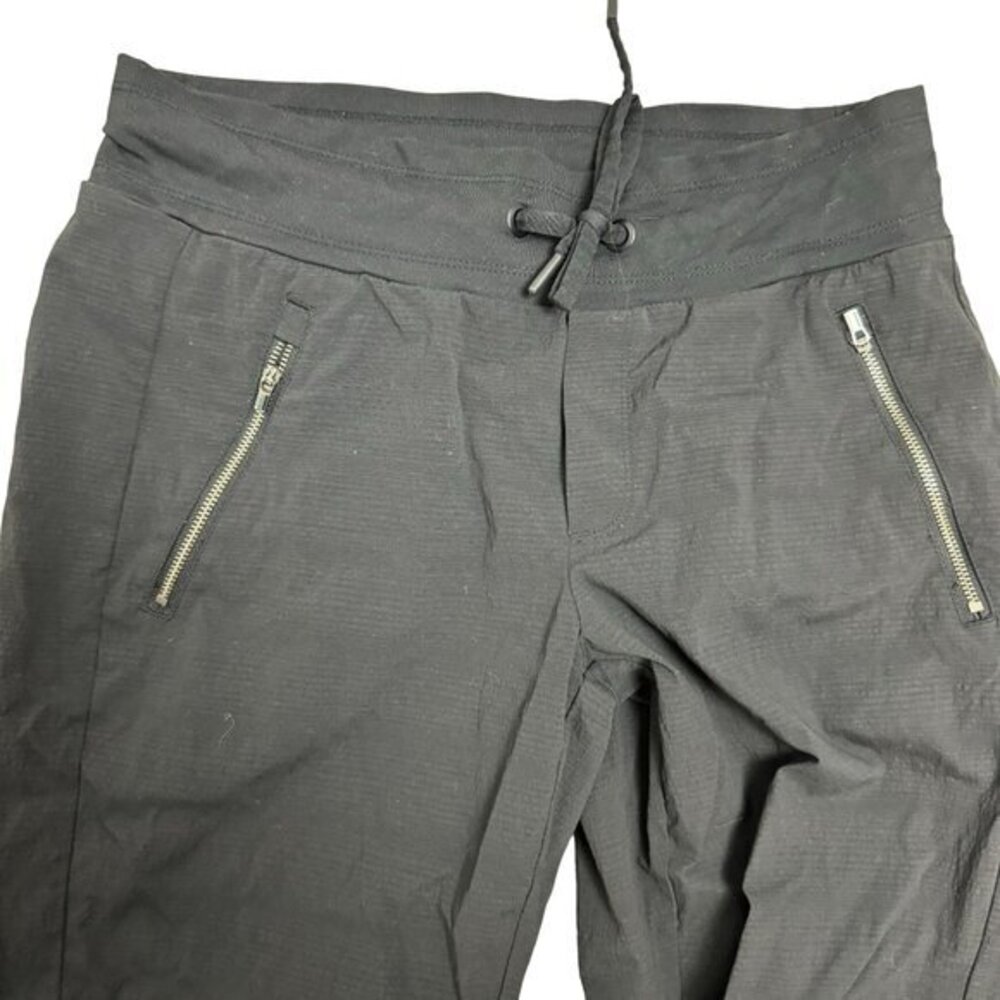 Athleta Women Size 6 Black Trekkie North High Rise Jogger Zipper Pant - Picture 2 of 8